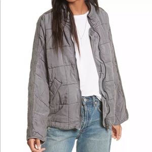 Free People Quilted Dolman Jacket